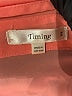Timing 100% Polyester Orange 3/4 Sleeve Blouse Size S - photo 7