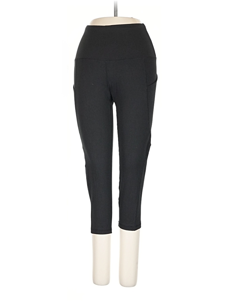 Pre-owned Vila Active Pants In Black