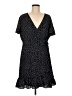 Relipop 100% Polyester Polka Dots Black Casual Dress Size M - photo 1