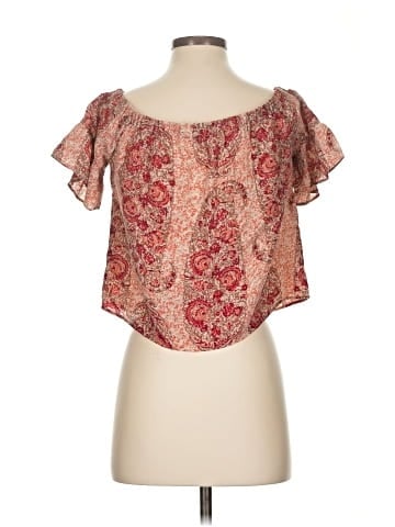 Madewell Short Sleeve Silk Top (view 2)