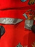 Motto Print Red Long Sleeve Blouse Size 4 - photo 7