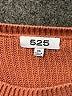 525 America 100% Cotton Solid Burgundy Pullover Sweater Size XS - photo 3