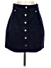 Buttons Blue Denim Skirt Size S - photo 1