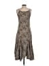 Air Space Animal Print Brown Casual Dress Size S - photo 2