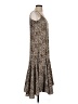 Air Space Animal Print Brown Casual Dress Size S - photo 4
