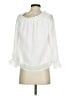 Shein 100% Polyester White 3/4 Sleeve Blouse Size S - photo 2