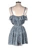 Le Lis 100% Polyester Hearts Blue Romper Size M - photo 2