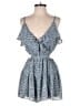 Le Lis 100% Polyester Hearts Blue Romper Size M - photo 1