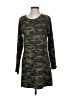 Bobi 100% Polyester Camo Green Casual Dress Size S - photo 1