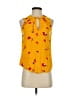 Old Navy 100% Rayon Yellow Sleeveless Blouse Size XS - photo 1