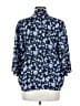 Derek Lam 100% Polyester Floral Blue 3/4 Sleeve Blouse Size EU (IT) 44 / US 8 - photo 2