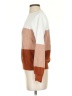 Shein Color Block Brown Pullover Sweater Size 4 - photo 5