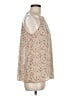 Bellatrix 100% Polyester Tan Sleeveless Blouse Size M - photo 4