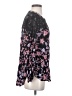 Democracy 100% Rayon Floral Black Long Sleeve Blouse Size S - photo 4