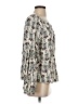 Hinge 100% Viscose Ivory Long Sleeve Blouse Size S - photo 4
