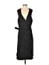 eShakti 100% Polyester Tweed Gray Black Casual Dress Size XL (estimated) - photo 1