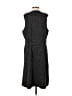 eShakti 100% Polyester Tweed Gray Black Casual Dress Size XL (estimated) - photo 2