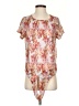Eva Franco Orange Short Sleeve Blouse Size S - photo 1