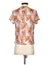 Eva Franco Orange Short Sleeve Blouse Size S - photo 2