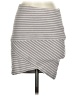 Robert Rodriguez Stripes Gray Casual Skirt Size 2 - photo 1