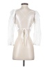 Zara White 3/4 Sleeve Blouse Size XS - photo 2