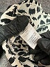 Newbury Kustom Animal Print Ivory Short Sleeve Blouse Size L - photo 8