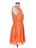 Forever 21 100% Polyester Solid Orange Casual Dress Size S - photo 4