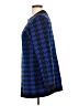 Pure Energy Houndstooth Blue Cardigan Size Lg Plus - photo 5