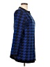 Pure Energy Houndstooth Blue Cardigan Size Lg Plus - photo 4