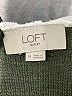 Ann Taylor LOFT Outlet 100% Cotton Stripes Gray Pullover Sweater Size M - photo 7