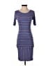 Lularoe Stripes Blue Casual Dress Size XS - photo 1