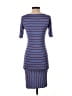 Lularoe Stripes Blue Casual Dress Size XS - photo 2