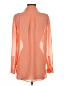 Timing 100% Polyester Orange 3/4 Sleeve Blouse Size S - photo 2