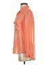 Timing 100% Polyester Orange 3/4 Sleeve Blouse Size S - photo 5