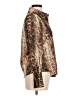 Unbranded 100% Polyester Animal Print Brown Long Sleeve Blouse Size M - photo 4