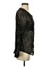 Olive and Oak 100% Polyester Black Long Sleeve Blouse Size S - photo 4