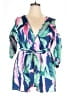 Unbranded Tropical Blue Romper Size 4X - photo 1
