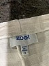 Koch 100% Cotton Stripes Ivory Shorts Size S - photo 3