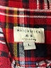 Matchstick Plaid Red Long Sleeve Button-Down Shirt Size L - photo 7