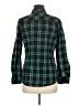 Forever 21 Plaid Green Long Sleeve Button-Down Shirt Size M - photo 2