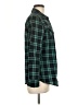 Forever 21 Plaid Green Long Sleeve Button-Down Shirt Size M - photo 4