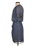 Reiss 100% Polyester Print Blue Casual Dress Size 0 - photo 5