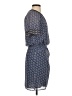 Reiss 100% Polyester Print Blue Casual Dress Size 0 - photo 4
