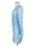 Kaos Metallic Blue Cocktail Dress Size XXS (estimated) - photo 5