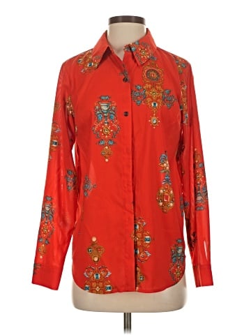 Motto Long Sleeve Blouse (view 1)