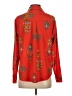 Motto Print Red Long Sleeve Blouse Size 4 - photo 2
