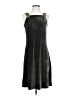 LeVel Collection Metallic Gray Casual Dress Size S - photo 1