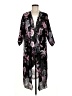 Lularoe 100% Polyester Black Kimono Size M - photo 1