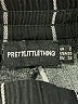 PrettyLittleThing 100% Viscose Stripes Black Casual Pants Size 00 - photo 4