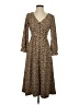 J.Crew Animal Print Brown Casual Dress Size 00 - photo 1